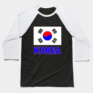 The Pride of Korea - Korean National Flag Design Baseball T-Shirt